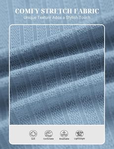 Camicia da Golf da <span class=keywords><strong>Uomo</strong></span> Casual a Maniche Corte con Colletto e Bottoni, Tinta Unita, Vestibilità Slim, Testurizzata, 100% Viscosa Anti-pilling - Vendita all'Ingrosso - Product Image 6