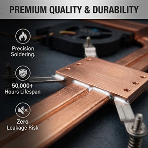 Enfriador de CPU/GPU con Tubo de Calor Personalizado para Mini PC y AIO, Módulo Térmico Soldado de Alto Rendimiento, Solución OEM - Product Image 2