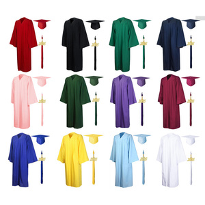 Conjunto de Toga de Graduación Universitaria 2026 con Birrete, Borla y Colgante para Decoración de Fiesta de Graduación - Product Image 5