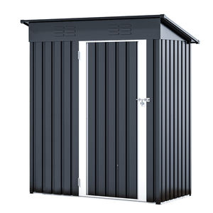 10x8 FT Pent Roof Bicycle Storage Shed avec gouttière et système de verrouillage - Product Image 4