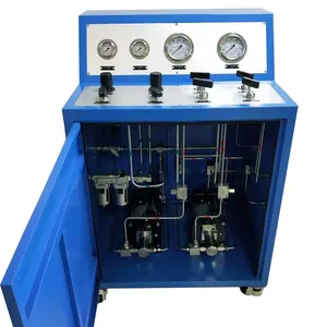 Modèle USUN: WS-AT Double 15000 <span class=keywords><strong>PSI</strong></span> unité de pompe de test hydraulique à air haute pression avec armoire fermée bleue - Product Image 1