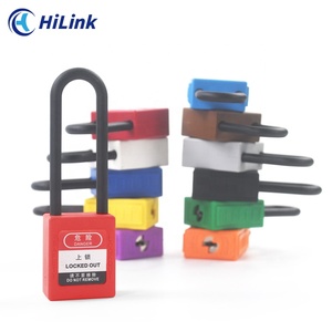 Bán Buôn Hilink Hàng Đầu An Ninh Loto Nhiều Màu Nylon Còng Dưới 76Mm Dài Không Dẫn Điện An Toàn Ổ Khóa Với Key Cao An Ninh Ổ Khóa - Product Image 5