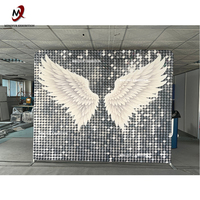 Support de bannière en tissu extensible pliable personnalisé pour stand d'exposition, type « Step and Repeat », 10x8 pieds, avec housse de coussin