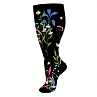 Chaussettes de compression XXL sur mesure en nylon 15-20 mmHg pour mollets larges, pour femmes et hommes, vente en gros 2026