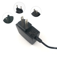 Adaptateur secteur 12V1A certifié FCC avec connexion par prise, type de produit : adaptateurs secteur