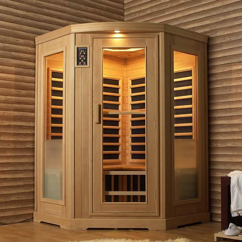 Estufa de vapor seco de sauna de madera interior vendedora caliente y sala de sauna combinada del calentador infrarrojo