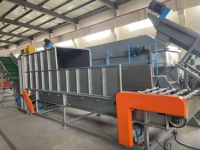 Ligne de recyclage de bouteilles d'eau en PET usagées, machine de recyclage du plastique