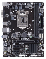 Fournisseur direct d'usine, carte mère GIGABYTE H81M-S1 H81M-DS2 1150 pour la 4ème génération, double DDR3, SATA, USB3.0, LGA1150, GA H81 testée