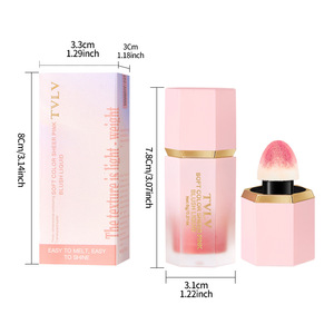 Blush liquido con punta in spugna, effetto naturale, a lunga durata, per il trucco quotidiano del viso. - Product Image 2