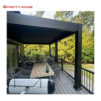 Gazebo Pergola d'extérieur en aluminium Pergola d'extérieur en alliage d'aluminium