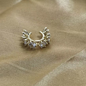 Ánh sáng sang trọng cao cấp cảm giác sao tai Clip không có lỗ Bông tai mô hình hình học độc đáo nữ tính thích hợp cá tính cho các bên - Product Image 2