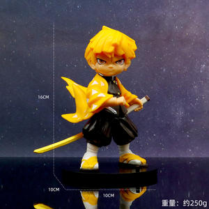 HESPER 16CM Kamado Nezuko Tanjirou Kyoujurou Agatsuma Zenitsu Versión Infantil Q Figura de Anime de PVC de <span class=keywords><strong>Demon</strong></span> <span class=keywords><strong>Slayer</strong></span> - Product Image 6