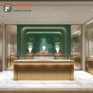 Mostrador de Exhibición de Joyería Personalizado de Alta Visibilidad, Fabricante de Mostradores con Panel de Vidrio Templado para Centros Comerciales - Product Image 4