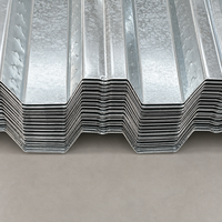 Plancher en acier composite trapézoïdal |   Plaque de revêtement à profil ouvert YX51 342 1025 pour ateliers d'usine et bâtiments à mezzanines