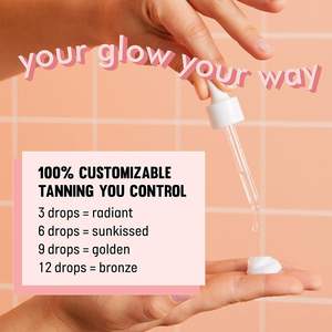 Gouttes liquides de vitamine C de qualité supérieure pour le bronzage au soleil, liquide bronzant pour le visage, baume biologique, huile bronzante pour le corps, gouttes liquides pour la beauté de la peau - Product Image 4