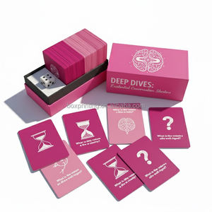 Набор для карточной игры «Стартеры для разговоров» для взрослых пар, с индивидуальной печатью, высококачественный дизайн, с игральными кубиками - Product Image 2