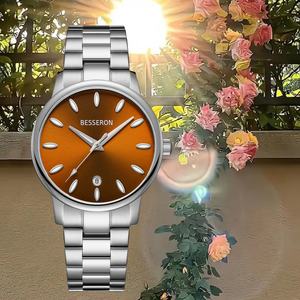 Reloj de Pulsera de Lujo para Mujer, Tendencia 2025, Esfera Personalizable, 36 mm, Correa de Acero Inoxidable 316L, Reloj de Cuarzo, 5 ATM - Product Image 3