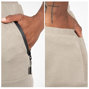 Pantalon de survêtement en coton 480 GSM personnalisé pour hommes cordon élastique moyen DTG imprimé Design classique Logo de marque privée décontracté classique - Product Image 5