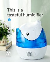 Humidificateur d'arômes ultrasonique en forme de dauphin, portable, électrique, à brume rapide, aromathérapie, veilleuse, capacité de 2,5 L, silencieux 40 dB pour la maison