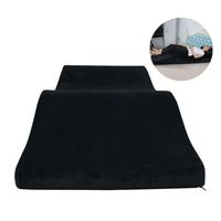 Surmatelas ergonomique incurvé en mousse à mémoire de forme pour table de cils/table de massage - Table esthétique, extensions de cils et soutien viscoélastique