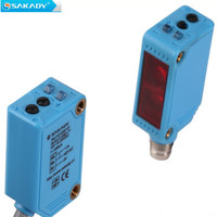 SAKADY 12-24VDC PNP NO+NC, capteur de distance industriel automatique à réflexion diffuse LED rouge rapide, série GL25, portée 5m, IP65
