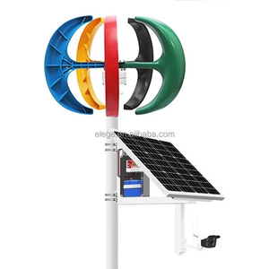 Elege EL-800W 500W-900W 12V Certificado CE Sistema de Energía Eólica de Eje Vertical con Forma de Linterna, Color Personalizable para el Hogar EL-800W - Product Image 5