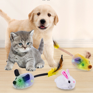 Jouet en peluche pour chat, souris électrique sans fil de simulation, jouet interactif amusant pour animaux de compagnie, jouet de chasse pour chat - Product Image 1
