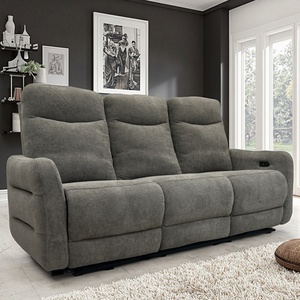 Canapé de cinéma électrique de luxe pour la maison, fonction inclinable, avec ports USB, ensemble de fauteuils inclinables pour salon et hôtel - Product Image 4