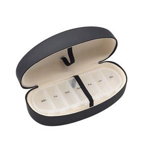 7 <b>Cases</b> <b>Glasses</b> 7 Day Wholesale Plastic Pill Box Bulk Logo Plastics Tablet Pill Box <b>Case</b> Organizer - Product Image 1