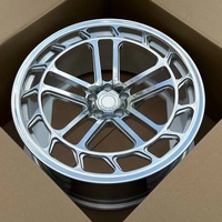 Jantes en alliage forgé à la mode, couleur argent, 18 pouces, 19 pouces, 20 pouces, finition polie, pour voitures Lamborghini Audi