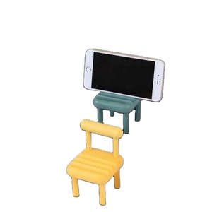Adjustable Plastic Desktop Stand & Stool Creative <b>Mobile</b> Phone Holder <b>Chair</b> with Large Number New Wholesale Stock - Product Image 1