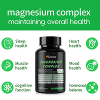 Complejo de Magnesio de Alta Absorción 900mg, Fórmula 10 en 1 con Glicinato y Citrato para el Sistema Nervioso y la Salud del Sueño, 120 Cápsulas