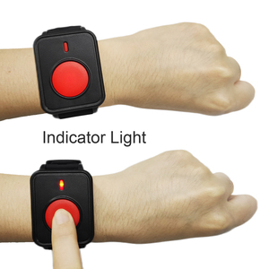 Tombol Pemanggil Pengasuh Nirkabel Pager-Watch Pager untuk Pemantauan Rumah/Lansia/Pasien/Sistem Peringatan Perawat Nirkabel Dinonaktifkan - Product Image 3