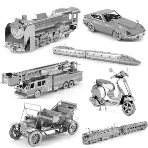 Modèles de véhicules de transport de précision - Kit métallique <span class=keywords><strong>3D</strong></span> Cityscape Mobility 51-100 pièces de <span class=keywords><strong>puzzle</strong></span> - Affichage complexe pour les passionnés d'ingénierie - Product Image 6