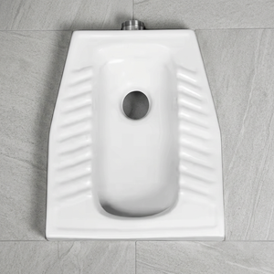 Vistaar Articles sanitaires en céramique aspect brandy de qualité supérieure-Casserole accroupie pour placard à eau de l'Est blanc, tarif abordable avec OEM - Product Image 4