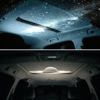 Projecteur USB Ciel Étoilé TSINYE, double usage voiture/chambre, LED, ambiance romantique, contrôle par touche, matériau ABS, pour décoration automobile
