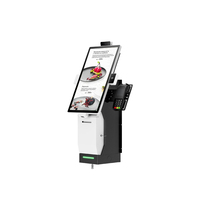 Kiosco de Pago POS de Autoservicio con Pantalla Táctil de 21.5 Pulgadas, Android/Windows, para Interiores, con Escáner de Código de Barras e Impresora Integrada