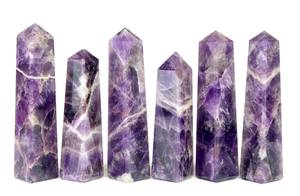 Cristaux naturels de haute qualité, tour de guérison, améthyste de rêve, quartz, pyramide à quatre côtés, pointe pour la décoration - Product Image 2
