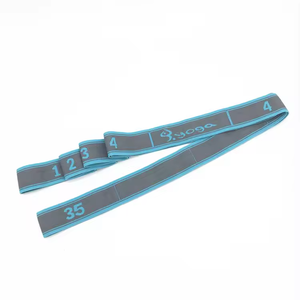 Latin Dance <strong>Elastic</strong> Latex Cotton Knitted Stretch Belt Exercise Yoga Strap Resistance Band <strong>8</strong> 11 <strong>Loop</strong> Segment - Product Image 4