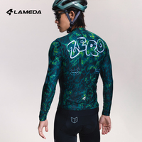 LAMEDA Ropa de Ciclismo Personalizada para Hombre, Jersey de Ciclismo Softshell de Invierno, Forro Polar Térmico, Resistente al Agua
