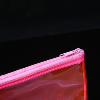 Étui à crayons et trousse à crayons en PVC de la série scolaire personnalisée, sac à fermeture éclair, boîte à crayons en plastique transparent