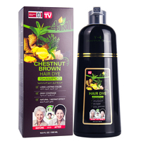 Productos para el cabello Planta Burbuja Natural Herbal Orgánico Sin amoníaco 3 en 1 Champú para tinte permanente para el cabello