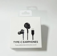 Écouteurs intra-auriculaires filaires de type C, oreillettes USB-C, microphone mains libres, casque stéréo adapté aux appareils mobiles Samsung Galaxy