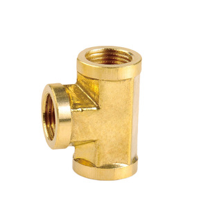 DK Brass Tee Connector NPT Thread 3 Way Plumbing Fitting Industrial HVAC Parts - Product Image 5