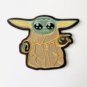 Patch personnalisé Baby <span class=keywords><strong>Yoda</strong></span> Mandalorian enfant chibi brodé à repasser pour vestes sacs à dos - Product Image 4