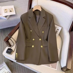 Office Lady Business Trendsetter petto top top abiti da donna ampio bottone da donna giacca Casual abito <span class=keywords><strong>femminile</strong></span> per donna - Product Image 3