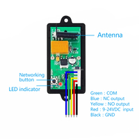 Module de contrôleur de relais de récepteur sans fil WOW RX-710 vers sortie de convertisseur filaire NO NC EV1527