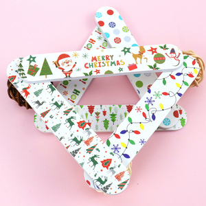 Ziri Factory Wholesale Colorful Printing Christmas Festival Emery Board Custom Logo Double Side Christmas Nail File