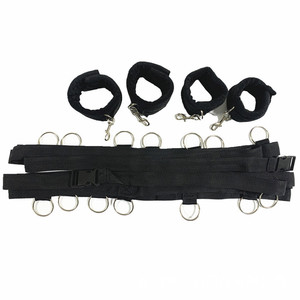Bedbevestigingssysteem, plezierbed, <span class=keywords><strong>bondage</strong></span> handboeien, beenboeien, BDSM, slavenrol, femdom, pols- en enkelboeien, riem, adult <span class=keywords><strong>bondage</strong></span> <span class=keywords><strong>gear</strong></span> - Product Image 3