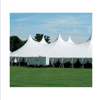 Bâche en tissu polyester tissé occultant, enduite de PVC renforcé, résistante aux UV, imperméable et robuste pour tente extérieure
